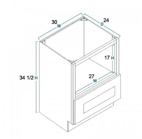 Microwave Base Cabinet